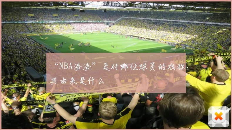 “NBA渣渣”是对哪位球员的戏称，其由来是什么